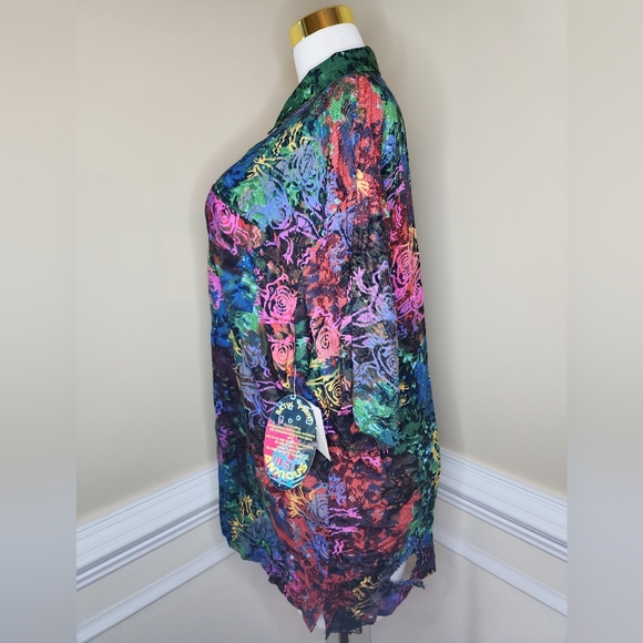 Vintage Anxious Men's Multicolor Frog Graphic Shirt NWT - Picture 3 of 16